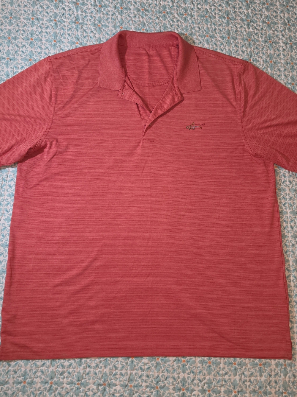 Men's XXL Salmon Polo Shirt